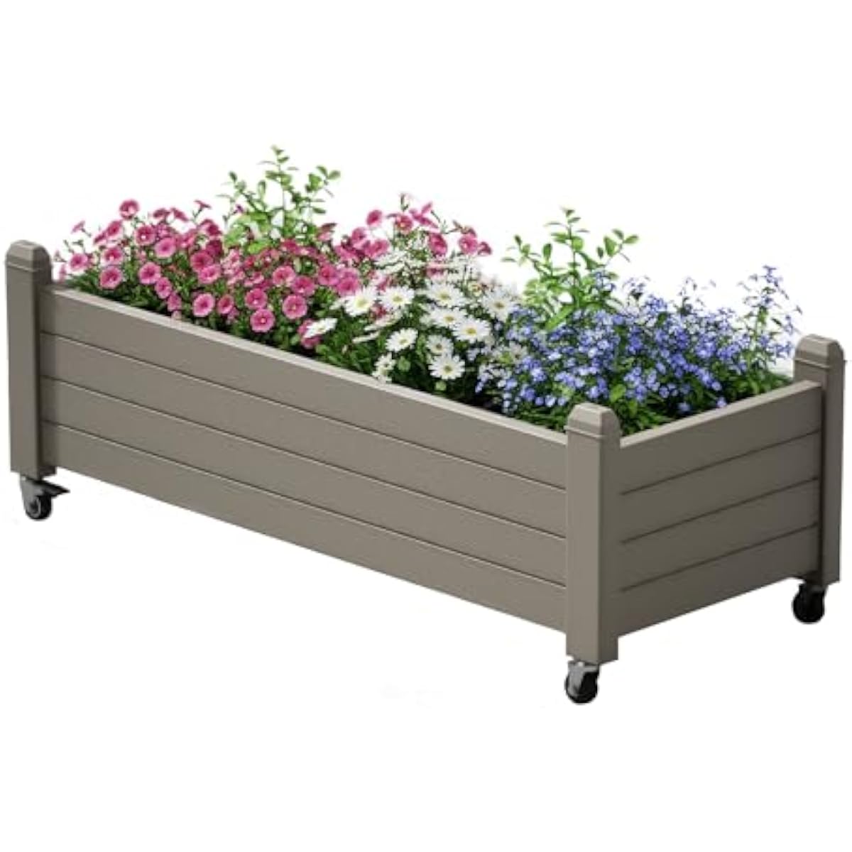 Smart Garden Raised Bed - Verhoogd moestuinbed met 360° ° Zwenkwielen