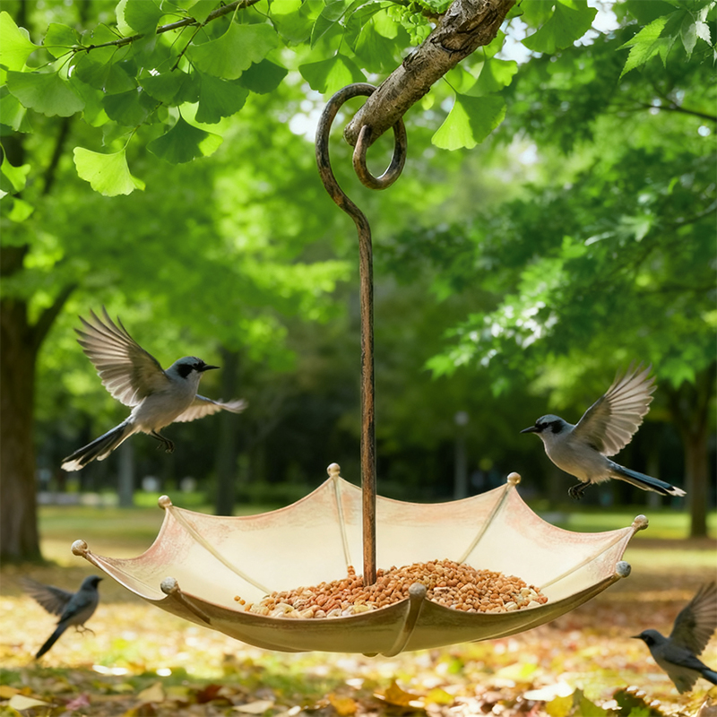 Retro mini parapluvormige voge - Smart Garden Umbrella recensie en prijs