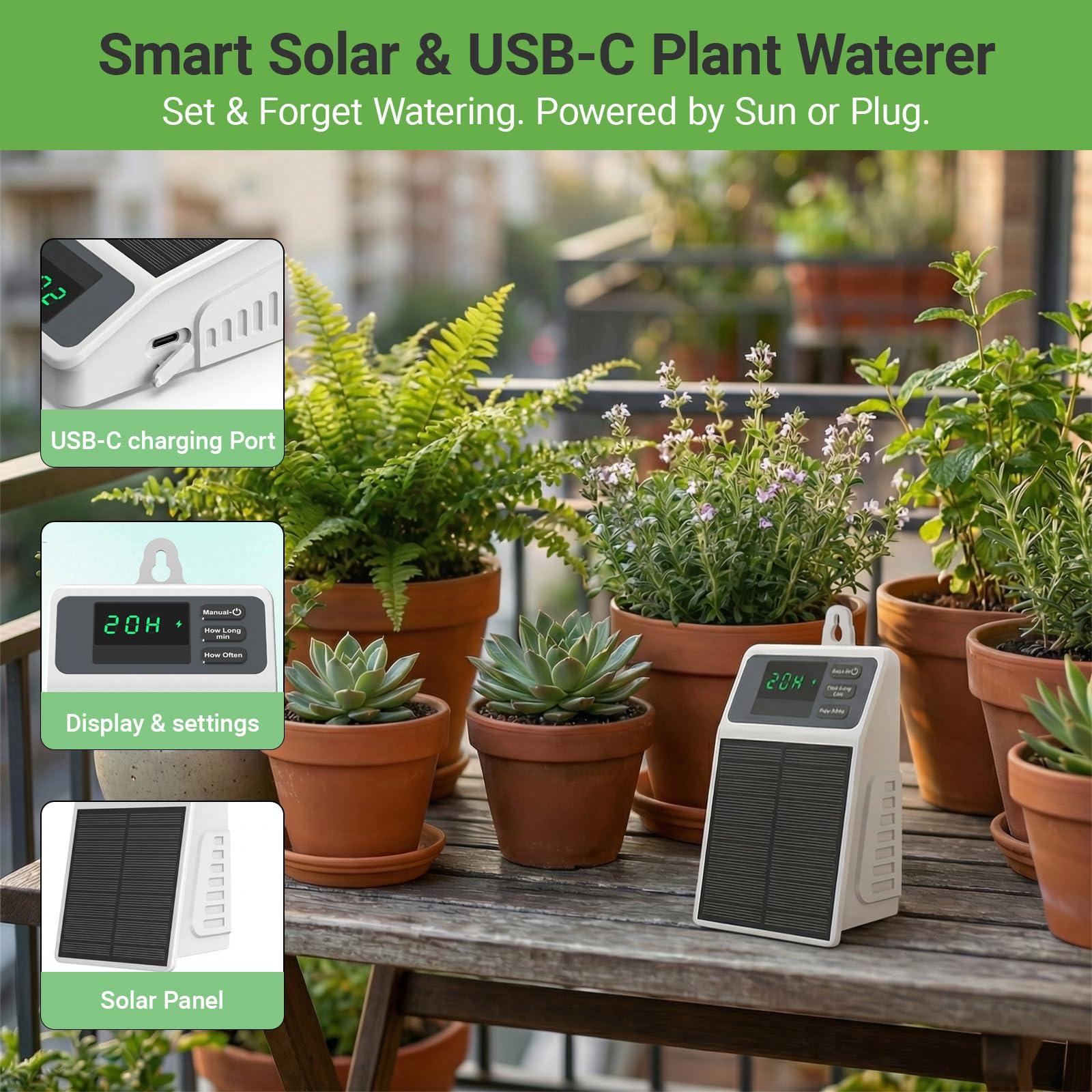 Verbeterd zonne-energie druppe - Smart Garden Auk recensie en prijs